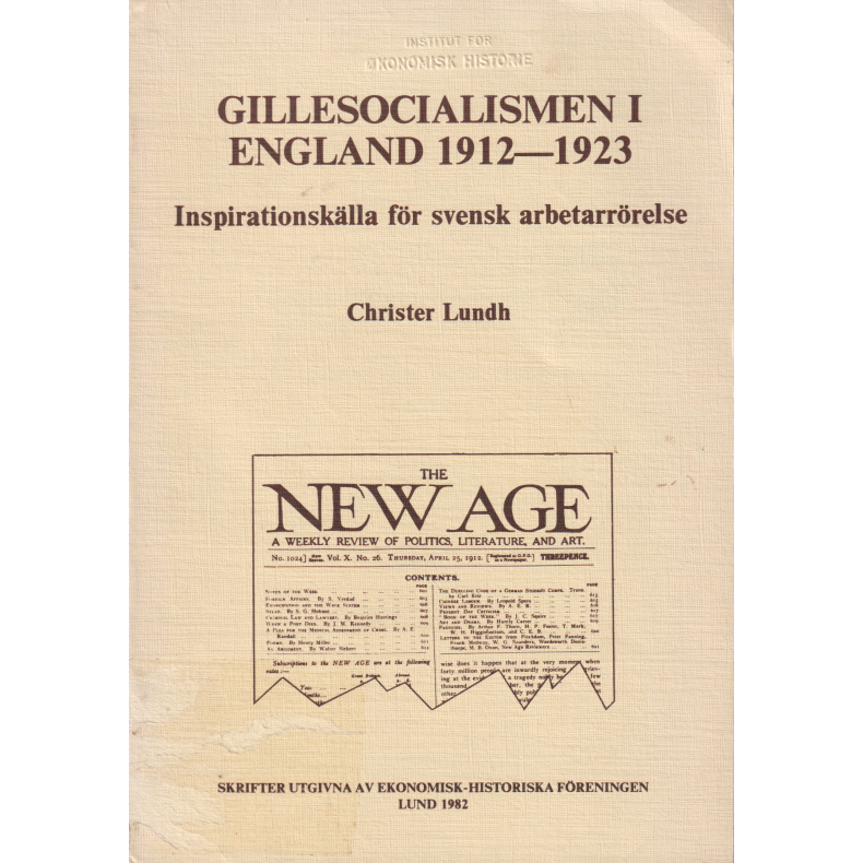 Gillesocialismen i England 1912 - 1923