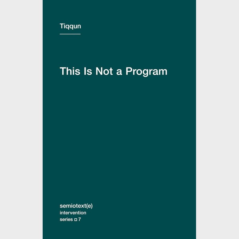 This Is Not a Program